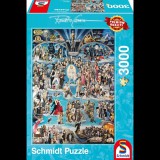 Schmidt Hollywood XXL, Renato Casaro 3000 db-os puzzle (59347, 18514-182) (Schmidt 59347)