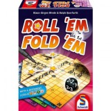 Schmidt Roll 'em fold 'em angol nyelvű társasjáték (4001504883485) (4001504883485)