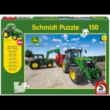 Schmidt Spiele 5M típusú tractorok, 150 db + SIKU Traktor model (56045, 17047-184) (56045, 17047-184) - Kirakós, Puzzle