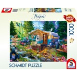Schmidt Spiele Jeff Haynie: Karavánnal a hegyekben 1000 darabos puzzle (58575)