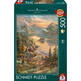 Schmidt Spiele Thomas Kinkade Studios Pompa a tóparton 1000 darabos puzzle (59710)