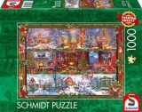 Schmidt Spiele Üdvözlet az Ünnepek Alkalmából 1000 darabos puzzle