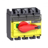 SCHNEIDER 31180 Látható megszak. szakaszolókapcsoló Interpact INV100 3P piros kapcsolókar