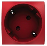 SCHNEIDER ALB45286 ALTIRA 2P+F dugalj csatlakozóaljzat reteszelt, piros