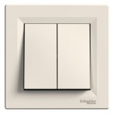 Schneider ASFORA Csillárkapcsoló rugós bekötés bézs (EPH0300123) (EPH0300123)