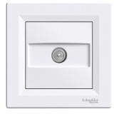 Schneider ASFORA TV aljzat végzáró 1 dB fehér (EPH3200121) (EPH3200121)