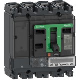 SCHNEIDER C10R46E100 kompakt megszakító NSX100R, 200 kA 415 VAC, MicroLogic 6.2 E kioldóegység 100 A, 4P4d