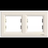 Schneider Electric Schneider EPH5800223 ASFORA vízszintes bézs kettes keret (EPH5800223)