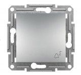 SCHNEIDER EPH0800161 ASFORA Egypólusú nyomókapcsoló, csengőjel, rugós bekötés, alumínium