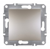 SCHNEIDER EPH0800369 ASFORA Egypólusú nyomókapcsoló, csavaros bekötés, bronz (101N)