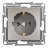 Schneider EPH2900169 ASFORA csavaros 2P+F csatlakozóaljzat bronz (EPH2900169)