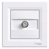 SCHNEIDER EPH3700121 ASFORA SAT aljzat, végzáró, 1 dB, fehér