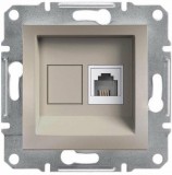 SCHNEIDER EPH4100169 ASFORA 1xRJ11 telefon aljzat, bronz