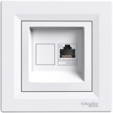 Schneider EPH4300121 1db RJ45 (Cat5e) csatlakozós fali konnektor ASFORA Fehér