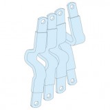 SCHNEIDER LVS04065 Csatlakozó NS-INS250 csat.és a sín között