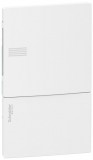SCHNEIDER MIP22104 RESI9 MP Kiselosztó, teli ajtó, süllyesztett, 1x4 modul, PEN sín, komplett, fehér
