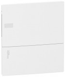 SCHNEIDER MIP22108 RESI9 MP Kiselosztó, teli ajtó, süllyesztett, 1x8 modul, PEN sín, komplett, fehér