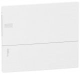 SCHNEIDER MIP22112 RESI9 MP Kiselosztó, teli ajtó, süllyesztett, 1x12 modul, PEN sín, komplett, fehér