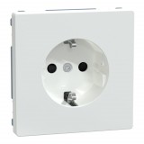 SCHNEIDER MTN2300-6035 MERTEN 2P+F dugalj csatlakozóaljzat, gyermekvédelemmel, rugós bekötés, 16 A, D-Life, lótuszfehér