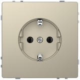 SCHNEIDER MTN2301-6033 MERTEN 2P+F dugalj csatlakozóaljzat, rugós bekötés, 16 A, D-Life, szahara