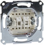 SCHNEIDER MTN3126-0000 MERTEN Kettős váltókapcsoló, rugós bekötés, 10AX (106+6)