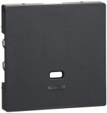 SCHNEIDER MTN3380-0414 MERTEN Fedlap húzózsinóros kapcsolókhoz, Sytem-M, antracit