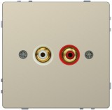 SCHNEIDER MTN4350-6033 MERTEN RCA (audio-video) csatlakozóaljzat, D-Life, szahara