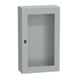 SCHNEIDER NSYS3D10625T S3D elosztószekrény H1000xW600xD250 üveg ajtóval