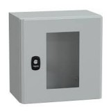SCHNEIDER NSYS3D3320T S3D elosztószekrény H300xW300xD200 üveg ajtóval