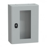 SCHNEIDER NSYS3DM4315T S3DM moduláris szekrények H400XW300XD150 üvegajtós