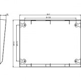 SCHNEIDER NSYSC1240 Esővédő tető (1200*400)