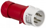 SCHNEIDER PKE16M435 PRATIKA Lengővilla, 3P+N+F, 6h, 16A, 415V, IP44, csavaros