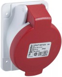 SCHNEIDER PKF16F434 PRATIKA Panelre szerelhető döntött aljzat, 3P+F, 6h, 16A, 415V, IP44, csavaros