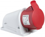 SCHNEIDER PKY32W435 PRATIKA Falra szerelhető aljzat, 3P+N+F, 6h, 32A, 415V, IP44, gyorscsatlakozás