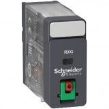 SCHNEIDER RXG11F7 Zelio RXG Interfész relé, 1CO, 10A, 120VAC, tesztgomb