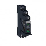 SCHNEIDER RXG12P7PV Zelio RXG Interfész relé foglalattal, 1CO, 10A, 230VAC, tesztgomb, LED
