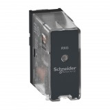 SCHNEIDER RXG16P7 Easy Harmony interface plug in relay, Harmony Electromechanical Relays, 10A, 1CO, basic, with LED, without lockable test button, 230V AC
