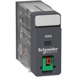 SCHNEIDER RXG21P7 Zelio RXG Interfész relé, 2CO, 5A, 230VAC, tesztgomb