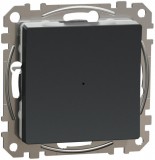 SCHNEIDER SDD114381 SEDNA WISER Univerzális, nyomógombos, LED fényerőszabályzó, antracit, max. 200W