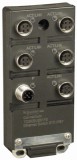 SCHNEIDER TCSESU051F0 ConneXium switch, 8 x TX réz, M12 type D csatlakozók, IP67, nem menedzselhető