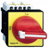 SCHNEIDER VCD0 Komplett fő- és vészleállító kapcsoló 25A, ajtóra, 22.5mm