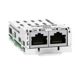 SCHNEIDER VW3A3619 Altivar frekvenciaváltó kiegészítő, Kommunikációs modul, Ethernet POWERLINK, 2xRJ45, ATV320-340-600-900 hajtásokhoz