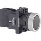 SCHNEIDER XA2EH021 Harmony Easy Series Ø22 Nyomógomb, gombafejű, fekete, 1NO