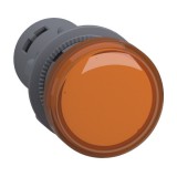 SCHNEIDER XA2EVF5LC Harmony Easy Series Ø22 LED jelzőlámpa, 110V AC, narancssárga