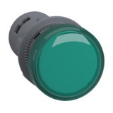 SCHNEIDER XA2EVM3LC Harmony Easy Series Ø22 LED jelzőlámpa, 220…230V AC, zöld