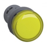 SCHNEIDER XA2EVM8LC Harmony Easy Series Ø22 LED jelzőlámpa, 220…230V AC, sárga