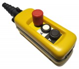 SCHNEIDER XACA29131 2 kétfokozatú nyomógomb, mechanikus retesz, 1NC+2NO érintkező+vészg. (3NC)