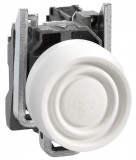 SCHNEIDER XB4BPS11EX ATEX D nyomógomb, fém, 1NO, fehér, színes védőspkával