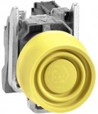 SCHNEIDER XB4BPS51EX ATEX D nyomógomb, fém, 1NO, sárga, színes védőspkával