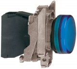 SCHNEIDER XB4BVM6EX ATEX D LED jelzőlámpa, fém, kék, 240 VAC
